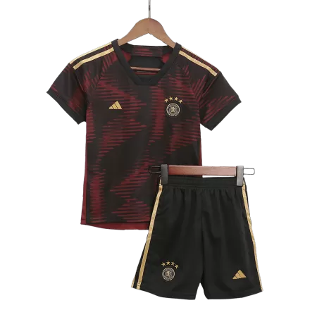 Miniconjunto Alemania 2022 Segunda Equipación Visitante Copa del Mundo Niño (Camiseta + Pantalón Corto) - camisetasfutbol