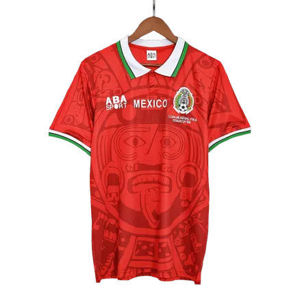 Camiseta Retro 1998 Mexico Especial Copa del Mundo Hombre - Versión Hincha - camisetasfutbol