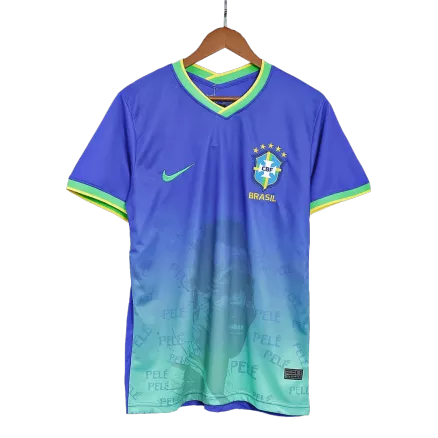 Camiseta PELÉ Brazil 2022 Segunda Equipación Visitante Conmemorativa Hombre - Versión Hincha - camisetasfutbol