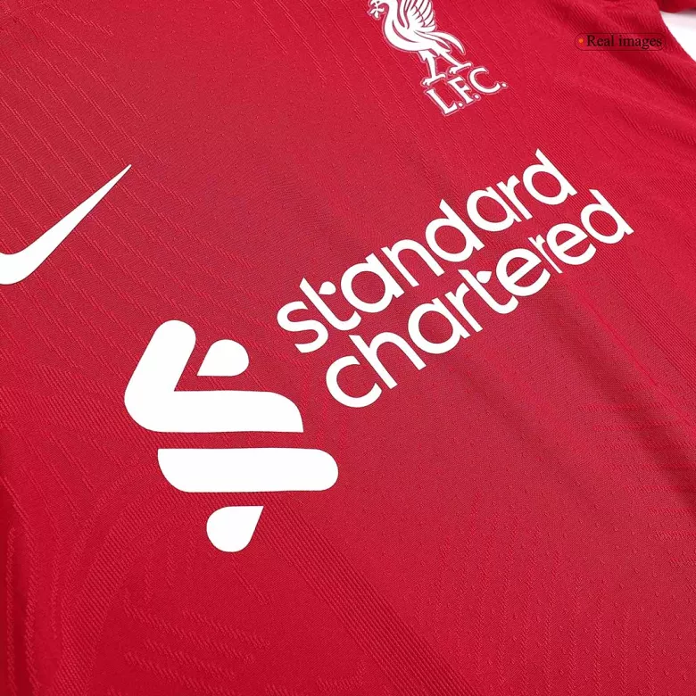 Camiseta Auténtica VIRGIL #4 Liverpool 2023/24 Primera Equipación Local Hombre - Versión Jugador - camisetasfutbol