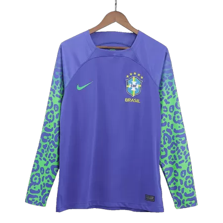 Camiseta de Fútbol Brazil Visitante 2022 Copa del Mundo -Version Hincha para Hombre - camisetasfutbol