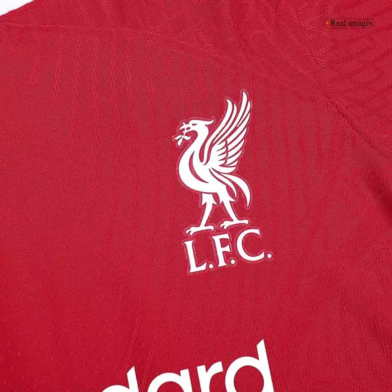 Camiseta Auténtica VIRGIL #4 Liverpool 2023/24 Primera Equipación Local Hombre - Versión Jugador - camisetasfutbol