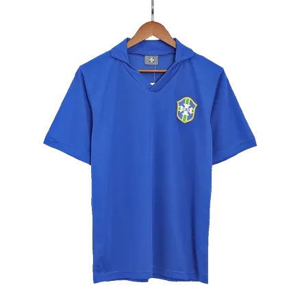 Camiseta Retro 1957 Brazil Segunda Equipación Visitante Hombre - Versión Hincha - camisetasfutbol