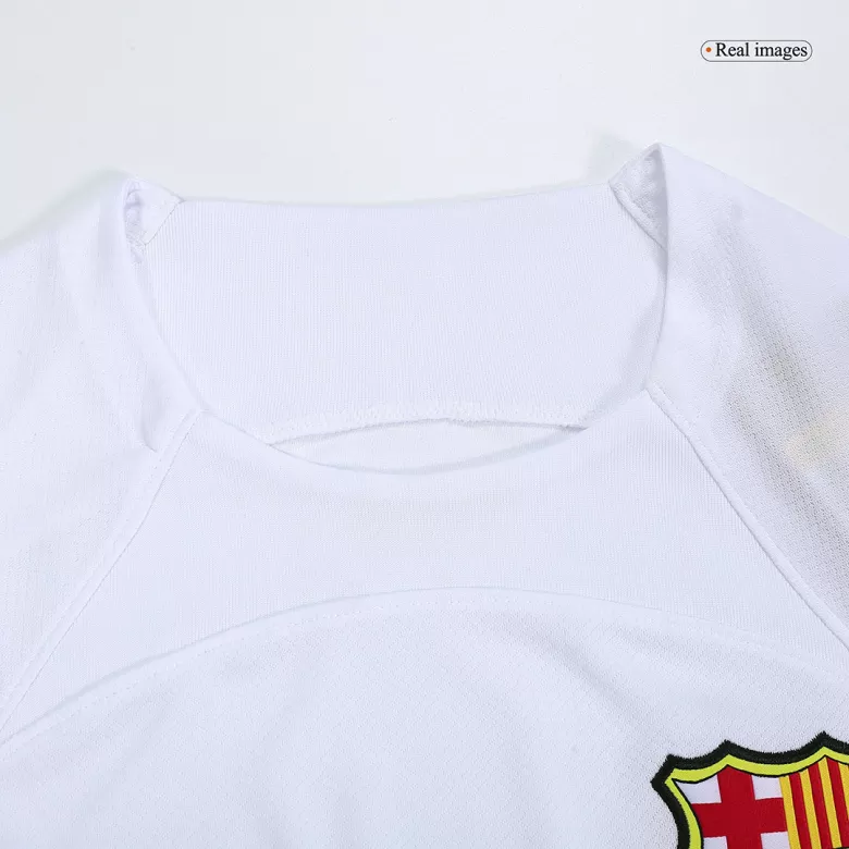 Conjunto Completo Barcelona 2023/24 Segunda Equipación Visitante Hombre (Camiseta + Pantalón Corto + Calcetines) - camisetasfutbol