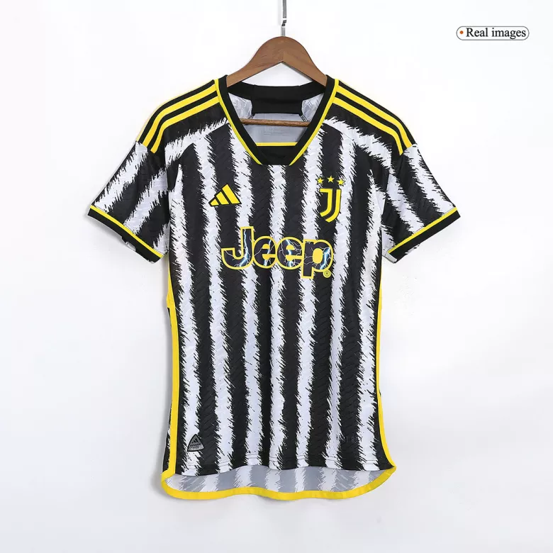 Camiseta Auténtica POGBA #10 Juventus 2023/24 Primera Equipación Local Hombre - Versión Jugador - camisetasfutbol