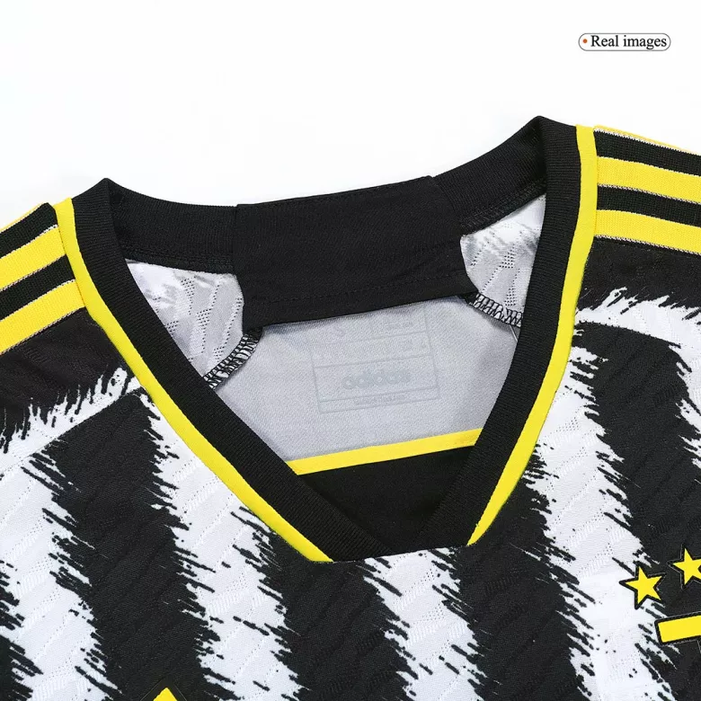Camiseta Auténtica Juventus 2023/24 Primera Equipación Local Hombre - Versión Jugador - camisetasfutbol