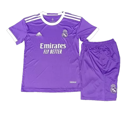 Miniconjunto Real Madrid 2016/17 Segunda Equipación Visitante Niño (Camiseta + Pantalón Corto) Adidas - camisetasfutbol