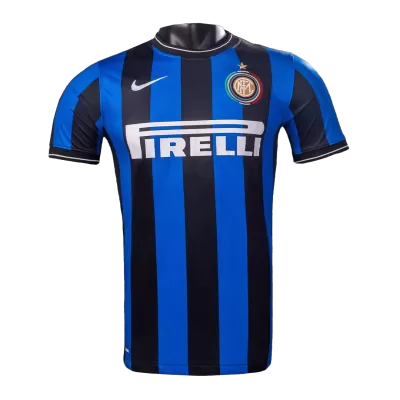 Camiseta Retro 2009/10 Inter de Milán Primera Equipación Local Hombre - Versión Hincha - camisetasfutbol