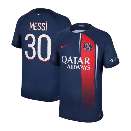 Camiseta Auténtica MESSI #30 PSG 2023/24 Primera Equipación Local Hombre - Versión Jugador - camisetasfutbol