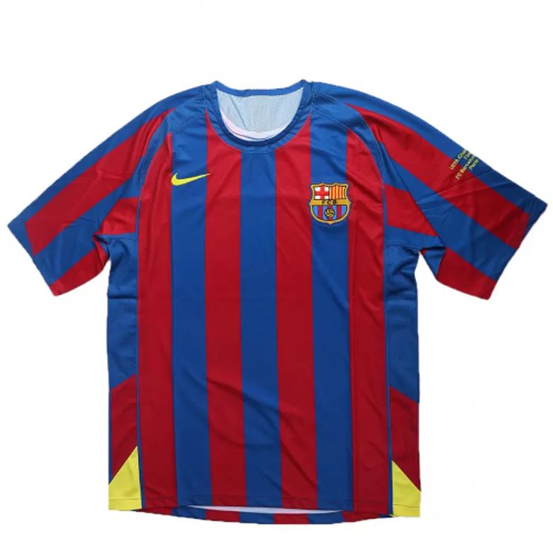 UCL Camiseta Retro 2005/06 MESSI #30 Barcelona Primera Equipación Local Hombre - Versión Hincha - camisetasfutbol