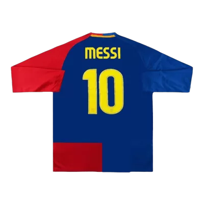 UCL Camiseta Retro 2008/09 MESSI #10 Barcelona Primera Equipación Local Hombre - Versión Hincha - camisetasfutbol