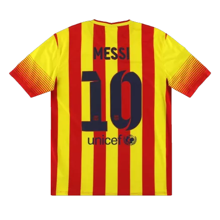 Camiseta Retro 2013/14 MESSI #10 Barcelona Segunda Equipación Visitante Hombre Nike - Versión Replica - camisetasfutbol