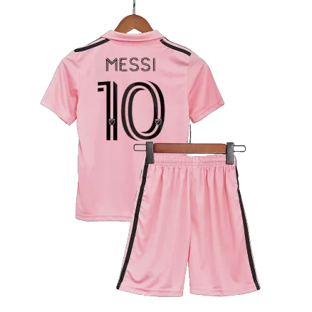 Miniconjunto MESSI #10 Inter Miami CF 2022 Primera Equipación Local Niño (Camiseta + Pantalón Corto) - camisetasfutbol