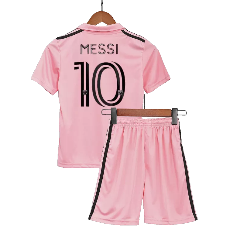 Miniconjunto MESSI #10 Inter Miami CF 2023 Primera Equipación Local Niño (Camiseta + Pantalón Corto) - camisetasfutbol