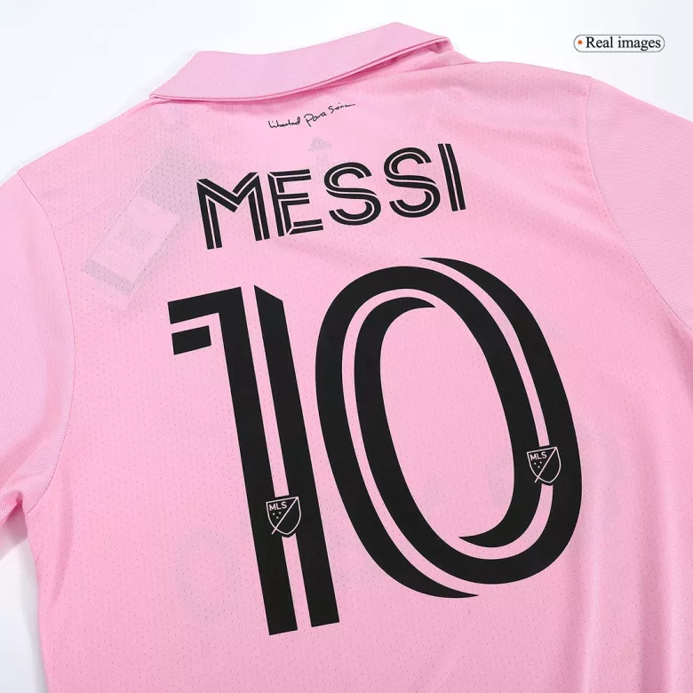Camiseta Auténtica MESSI #10 Inter Miami CF "Messi GOAT" 2023 Primera Equipación Local Hombre - Versión Jugador - camisetasfutbol