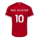 Camiseta MAC ALLISTER #10 Liverpool 2023/24 Primera Equipación Local Hombre Nike - Versión Replica - camisetasfutbol