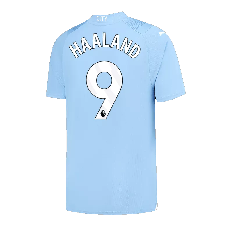 Camiseta HAALAND #9 Manchester City 2023/24 Primera Equipación Local Hombre - Versión Hincha - camisetasfutbol