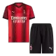 Conjunto Completo AC Milan 2023/24 Primera Equipación Local Hombre (Camiseta + Pantalón Corto + Calcetines) - camisetasfutbol
