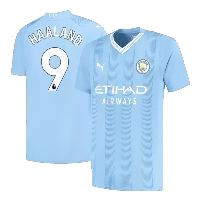 Camiseta HAALAND #9 Manchester City 2023/24 Primera Equipación Local Hombre - Versión Hincha - camisetasfutbol