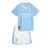 Miniconjunto Manchester City 2023/24 Primera Equipación Local Niño (Camiseta + Pantalón Corto) - camisetasfutbol