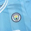 Miniconjunto Manchester City 2023/24 Primera Equipación Local Niño (Camiseta + Pantalón Corto) - camisetasfutbol