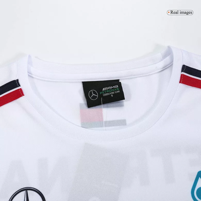 Camiseta de Mercedes AMG Petronas F1 Racing Team T-Shirt 2023 - White Hombre Blanco - camisetasfutbol