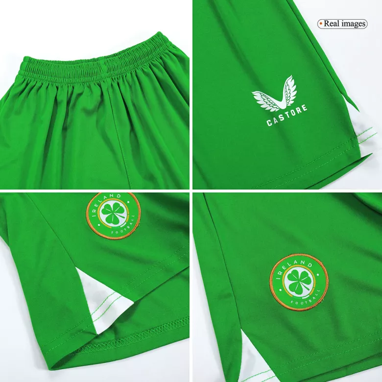 Miniconjunto Irlanda 2023 Segunda Equipación Visitante Niño (Camiseta + Pantalón Corto) - camisetasfutbol
