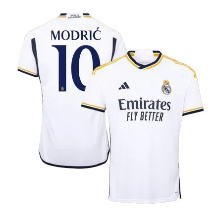 Camiseta MODRIĆ #10 Real Madrid 2023/24 Primera Equipación Local Hombre - Versión Hincha - camisetasfutbol