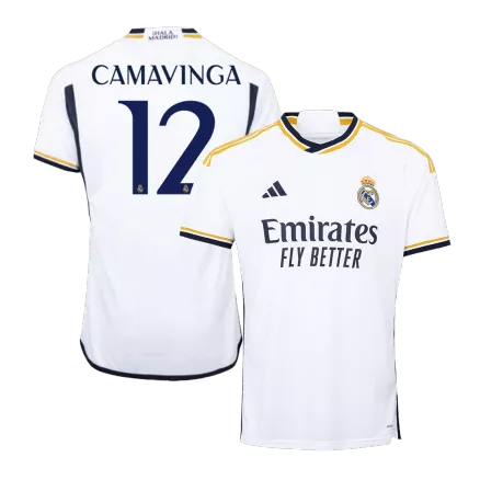 Camiseta CAMAVINGA #12 Real Madrid 2023/24 Primera Equipación Local Hombre - Versión Hincha - camisetasfutbol