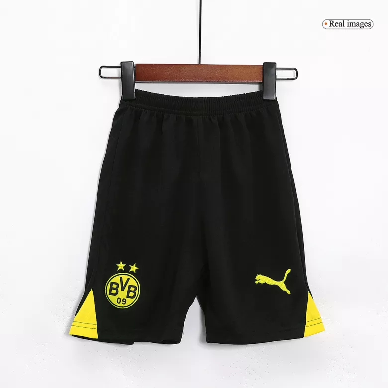 Miniconjunto Completo Borussia Dortmund 2023/24 Primera Equipación Local Niño (Camiseta + Pantalón Corto + Calcetines) - camisetasfutbol