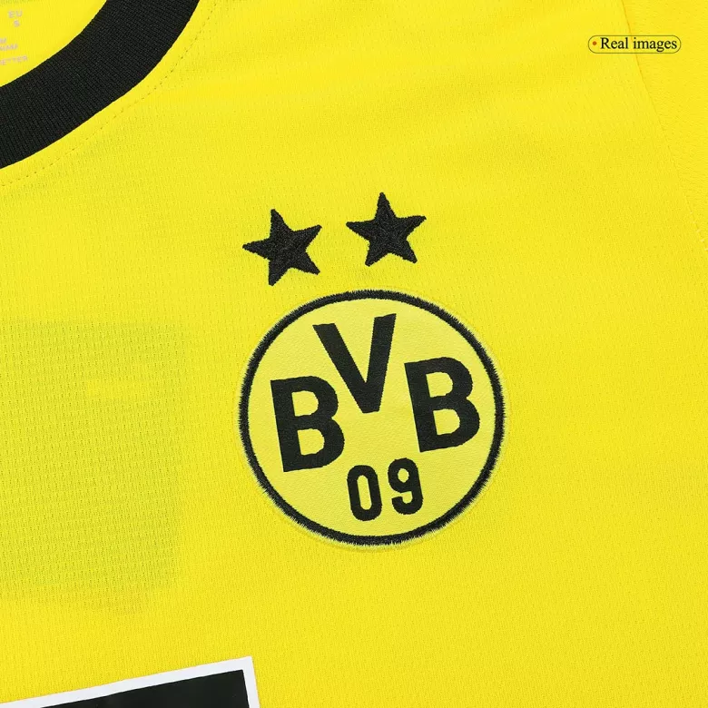 Conjunto Completo Borussia Dortmund 2023/24 Primera Equipación Local Hombre (Camiseta + Pantalón Corto + Calcetines) - camisetasfutbol