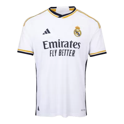 Camiseta Auténtica Manga Corta Real Madrid 2023/24 Primera Equipación Local Hombre - Versión Jugador - camisetasfutbol