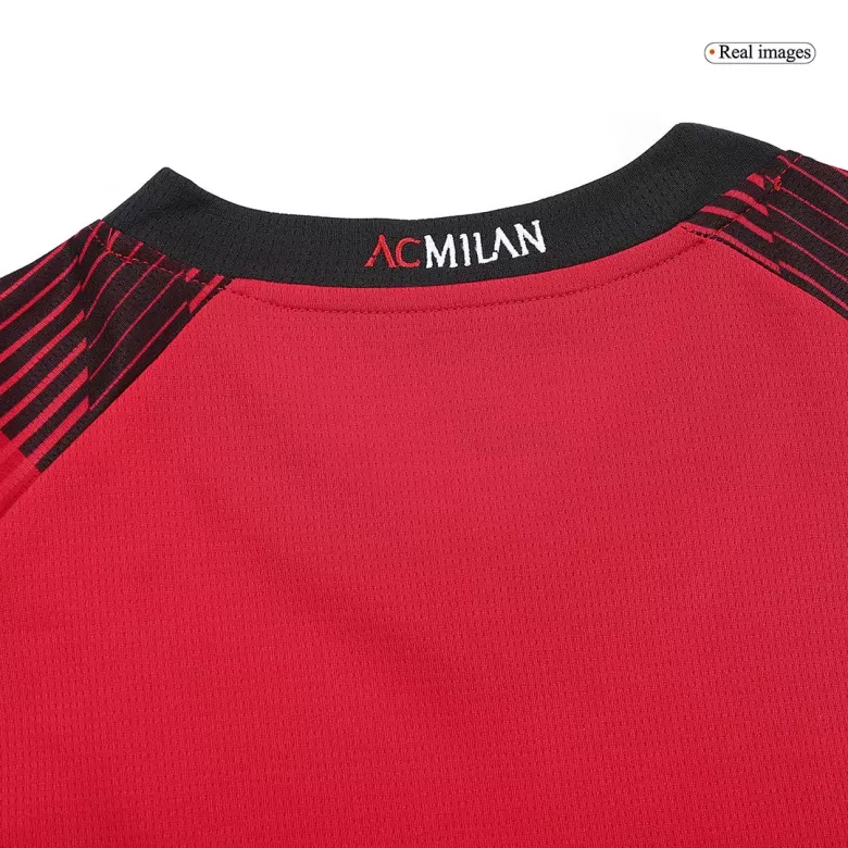 Camiseta AC Milan 2023/24 Primera Equipación Local Hombre Talla Grande (4XL-5XL) - Versión Hincha - camisetasfutbol