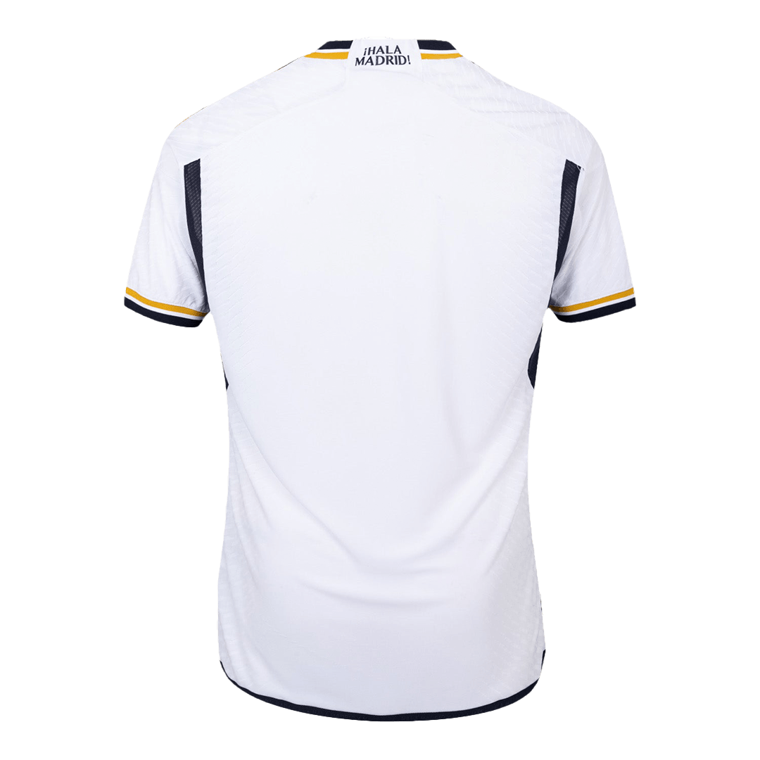 Real Madrid Conjunto Niño Camiseta y Pantalón Primera Equipación de la  Temporada 2023-2024 - Bellingham 5 - Replica Oficial con Licencia Oficial 