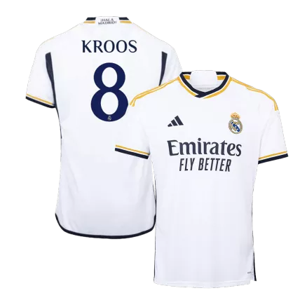 Camiseta KROOS #8 Real Madrid 2023/24 Primera Equipación Local Hombre - Versión Hincha - camisetasfutbol