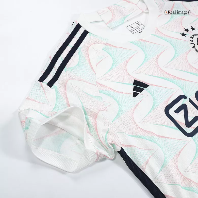 Conjunto Ajax 2023/24 Segunda Equipación Visitante Hombre (Camiseta + Pantalón Corto) - camisetasfutbol