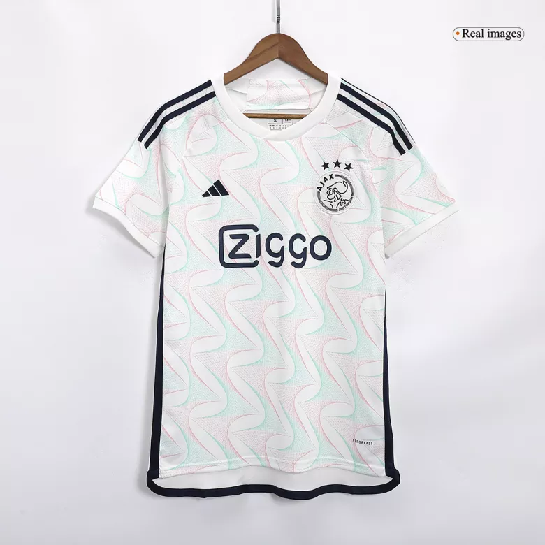 Camiseta BERGWIJN #7 Ajax 2023/24 Segunda Equipación Visitante Hombre - Versión Hincha - camisetasfutbol