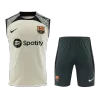 Conjunto Entrenamiento Barcelona 2023/24 Hombre (Camiseta Sin Mangas + Pantalón Corto) - camisetasfutbol