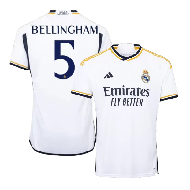 Camiseta 1ª Real Madrid 2023/2024 Authentic Bellingham para Hombre