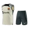 Conjunto Entrenamiento Barcelona 2023/24 Hombre (Camiseta Sin Mangas + Pantalón Corto) - camisetasfutbol