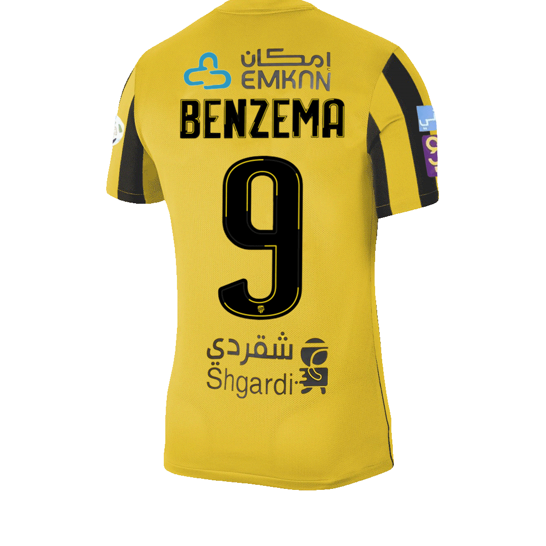 Camiseta benzema 9 al ittihad saudi 2022 23 primera equipaci n local