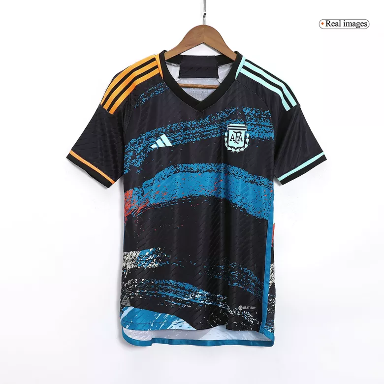 Camiseta Auténtica Argentina 2023 Segunda Equipación Visitante Copa Mundial Femenina Copa del Mundo Hombre - Versión Jugador - camisetasfutbol