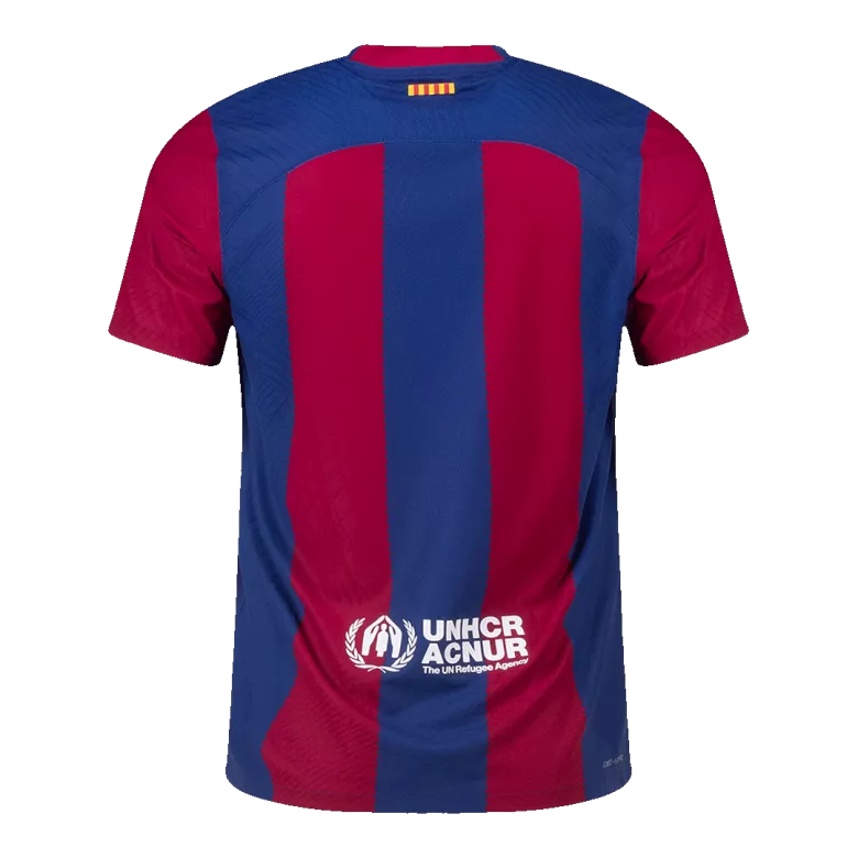 Camiseta Auténtica LEWANDOWSKI #9 Barcelona 2023/24 Primera Equipación Local Hombre - Versión Jugador - camisetasfutbol