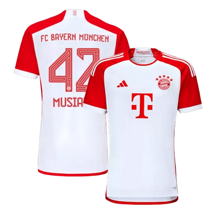 Camiseta MUSIALA #42 Bayern Munich 2023/24 Primera Equipación Local Hombre - Versión Hincha - camisetasfutbol