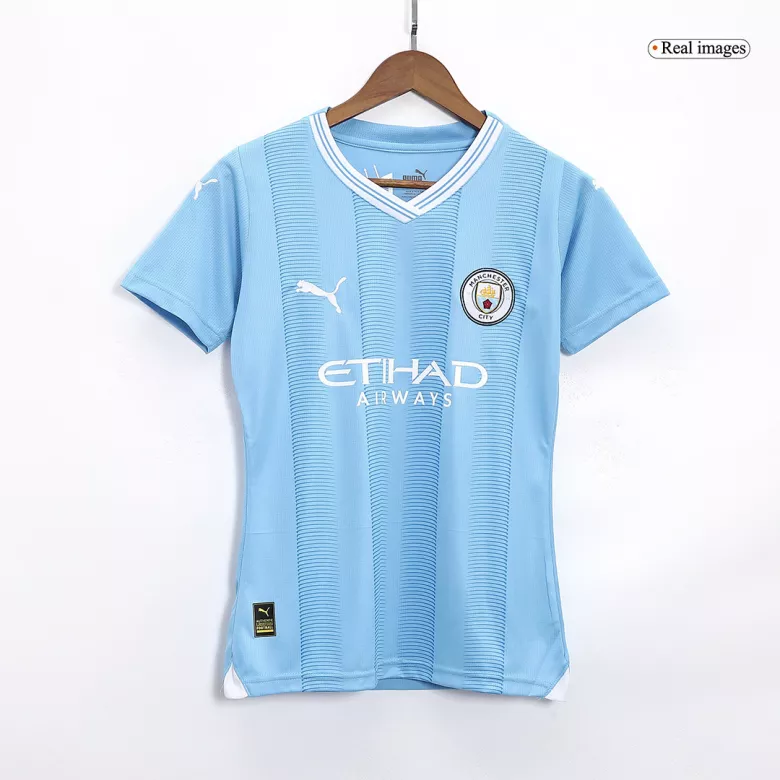 Camiseta Manchester City 2023/24 Primera Equipación Local Mujer - Versión Hincha - camisetasfutbol