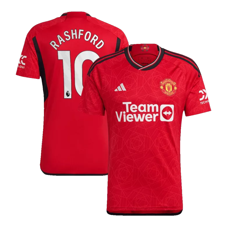 Camiseta RASHFORD #10 Manchester United 2023/24 Primera Equipación Local Hombre - Versión Hincha - camisetasfutbol