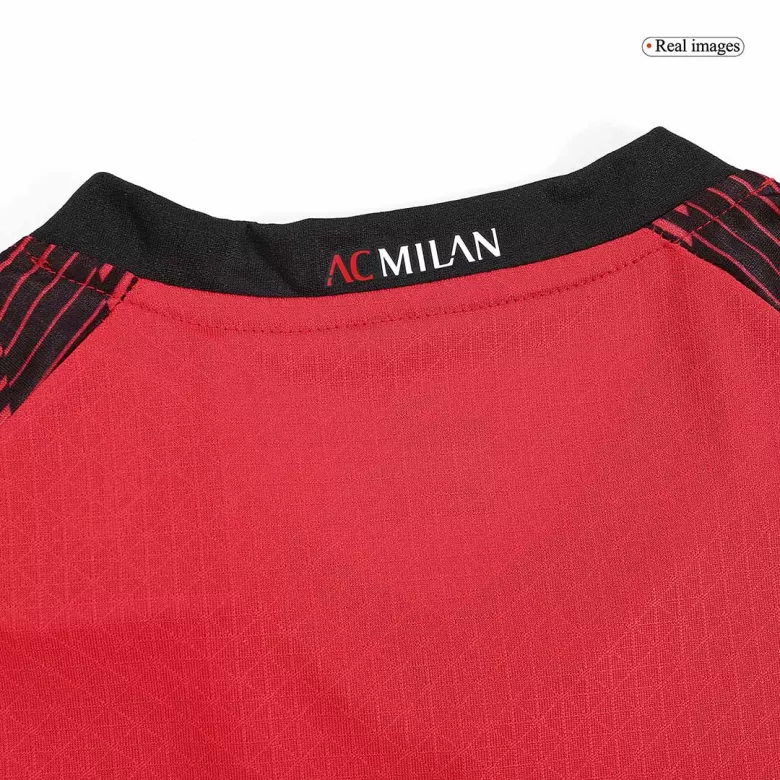 Camiseta Auténtica AC Milan 2023/24 Primera Equipación Local Hombre - Versión Jugador - camisetasfutbol