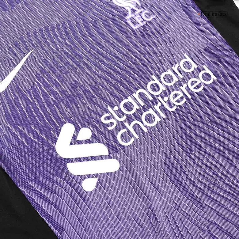 Camiseta Auténtica VIRGIL #4 Liverpool 2023/24 Tercera Equipación Hombre - Versión Jugador - camisetasfutbol