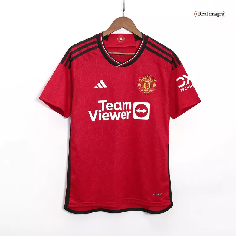 Camiseta HØJLUND #11 Manchester United 2023/24 Primera Equipación Local Hombre - Versión Hincha - camisetasfutbol
