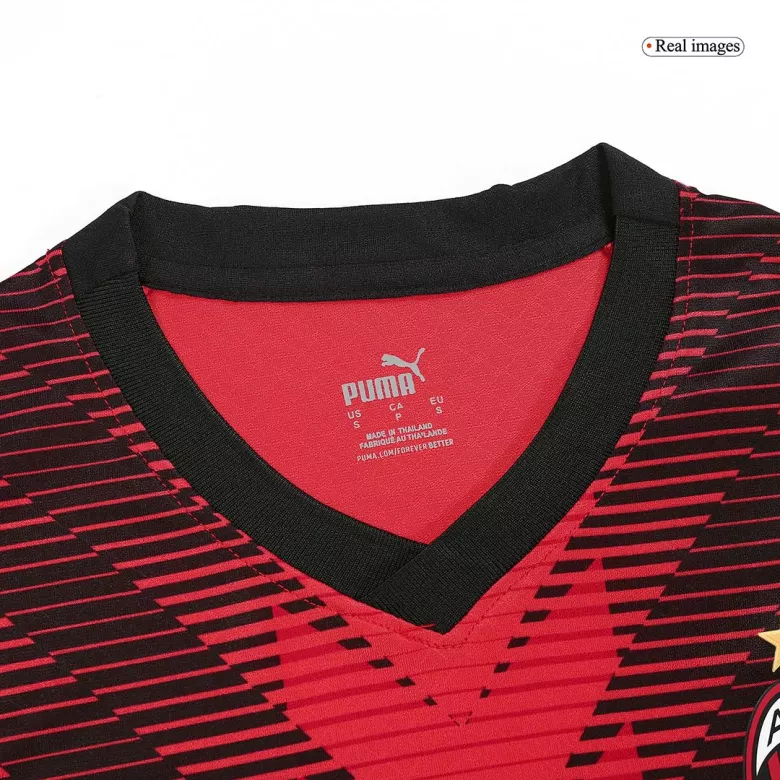 Camiseta Auténtica PULISIC #11 AC Milan 2023/24 Primera Equipación Local Hombre - Versión Jugador - camisetasfutbol
